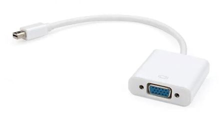 Переходник видео PALMEXX 6-912,  miniDisplayport (m) -  VGA (f),  0.15м, белый