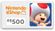 Изображение товара Пополнение игровой валюты Nintendo 500 BRL Brazil, регион: Бразилия