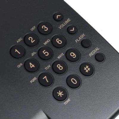 Проводной телефон Panasonic KX-TS2350RUB, черный – купить в Ситилинк ...