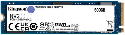 SSD накопитель Kingston NV2 SNV2S/500G 500ГБ, M.2 2280, PCIe 4.0 x4,  NVMe,  M.2