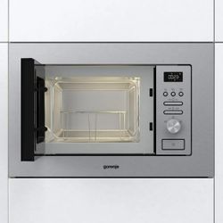 Встраиваемая микроволновая печь Gorenje BM201AG1X, 20л, 800Вт, нержавеющая сталь