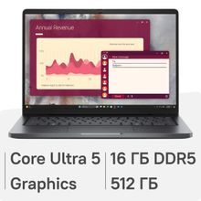 Изображение товара Ноутбук Dell Pro 14 с IPS экраном и процессором Intel Core Ultra 5