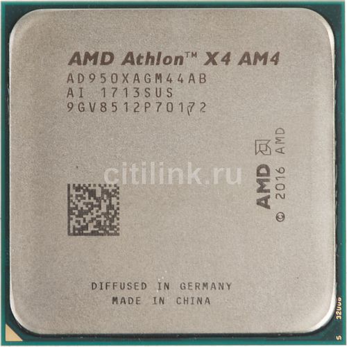 Процессор AMD Athlon X4 950, AM4, OEM [ad950xagm44ab]