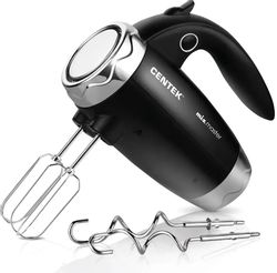 Миксер CENTEK CT-1115,  черный и хром