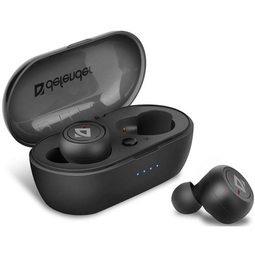Наушники Defender Twins 638, Bluetooth, внутриканальные, черный [63638]