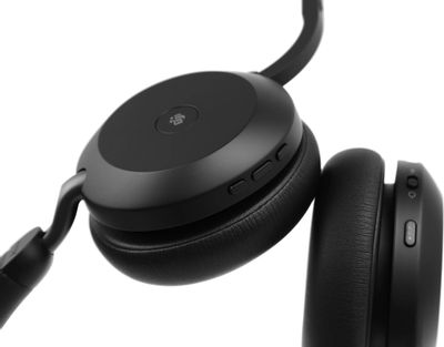 Гарнитура Jabra Evolve2 75, Link380a MS Stereo Black, для