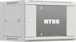Шкаф коммутационный NTSS Премиум NTSS-W6U6060GS-2 настенный, стеклянная передняя дверь, 6U, 600x370x600 мм