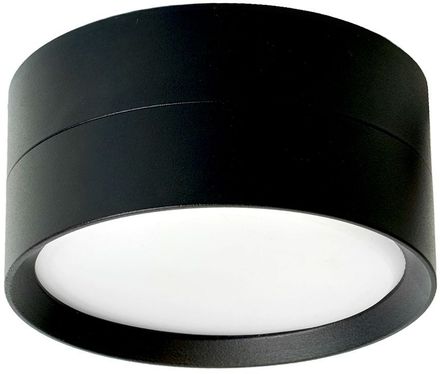 Спот FERON HL357, 12Вт, патрон GX53 х 1шт, накладной, на потолок, черный [48739]
