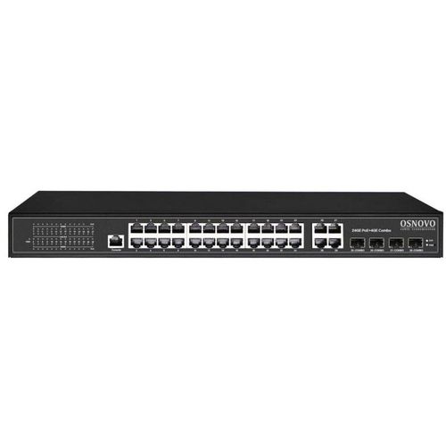 Коммутатор OSNOVO SW-8244/L(400W), управляемый, 28 RJ-45, 10/100/1000 Мбит/с — цена и наличие Коммутатор OSNOVO SW-8244/L(400W), управляемый, 28 RJ-45, 10/100/1000 Мбит/с