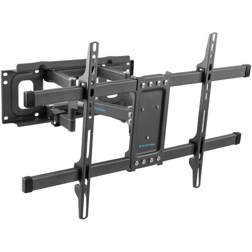 Кронштейн для телевизора Kromax CORBEL-8, 32-75″, настенный, поворот и наклон, титан [90592]