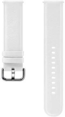 Ремешок Samsung Galaxy Watch Leather Band ET-SLR82MWEGRU для Samsung Galaxy Watch Active/Active2, белый