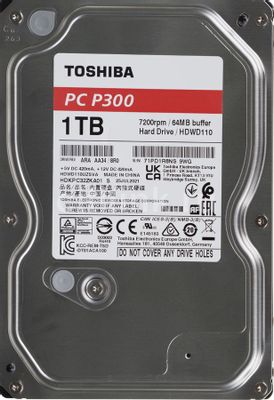 Обзор товара жесткий диск Toshiba P300 HDWD110UZSVA, 1ТБ, HDD, SATA III ...