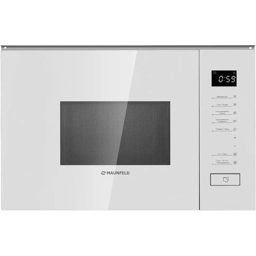 Встраиваемая микроволновая печь MAUNFELD MBMO820SGW09, 20л, 800Вт, белый