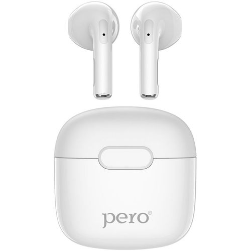 Наушники PERO TWS05, спортивные, Bluetooth, внутриканальные, белый [ptws05w]