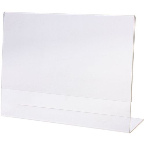 Подставка настольная для рекламных материалов BRAUBERG Standard, 21×29.7смсм, прозрачный [290419]