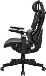 Кресло игровое ZONE 51 Freelancer X7, сетка, до 150кг, черный/зеленый