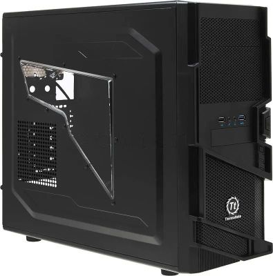 Корпус ATX Thermaltake Commander MS-I VN400A1W2N, Midi-Tower, без БП,  черный