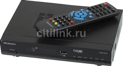 Отзывы на Ресивер DVB-T2 Rolsen RDB-502N, черный в интернет-магазине ...