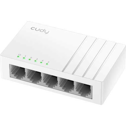 Коммутатор CUDY FS105D, неуправляемый, 5 RJ-45, 10/100 Мбит/с