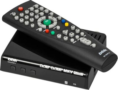 Ресивер DVB-T2 BBK SMP021HDT2, черный – купить в Ситилинк | 440109
