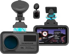 Видеорегистратор TrendVision TDR-725 Real 4K 2CH,  черный