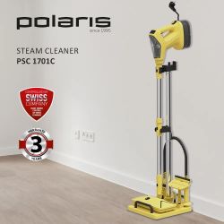 Пароочиститель Polaris PSC 1701C,  желтый/черный