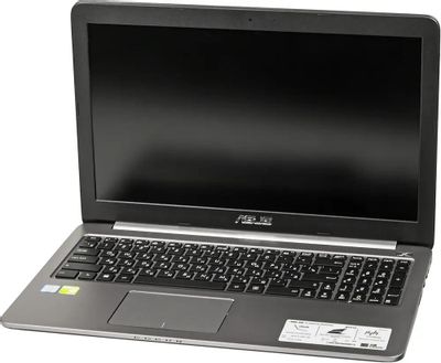 Ноутбук ASUS K501UQ-DM068T 90NB0BP2-M01220, 15.6", Intel Core i3 6100U 2.3ГГц, 2-ядерный, 4ГБ DDR4, 500ГБ,  NVIDIA GeForce  940MX - 2 ГБ, Windows 10 Home, серый