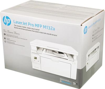 Характеристики МФУ лазерный HP LaserJet Pro MFP M132a RU черно-белая ...