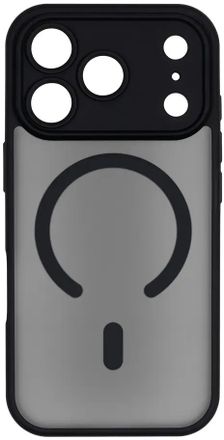 Чехол (клип-кейс) ZIBELINO Matte Shield, для Apple iPhone 17 Pro, противоударный, черный [zms-apl-17-pro-msd-blk]