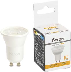 Упаковка ламп LED FERON GU10, софит, 5Вт, 20 шт.