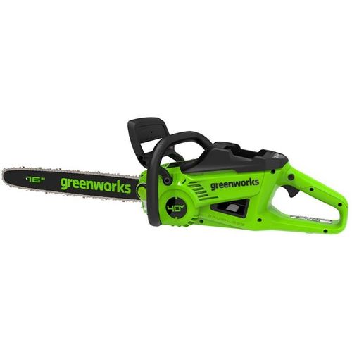 Цепная пила GREENWORKS 2008807UB, аккумуляторная, 40В, 4Ач, без АКБ, с одним аккумулятором