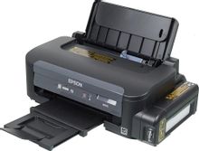 Принтер струйный Epson M100 черно-белая печать, A4, цвет черный ...