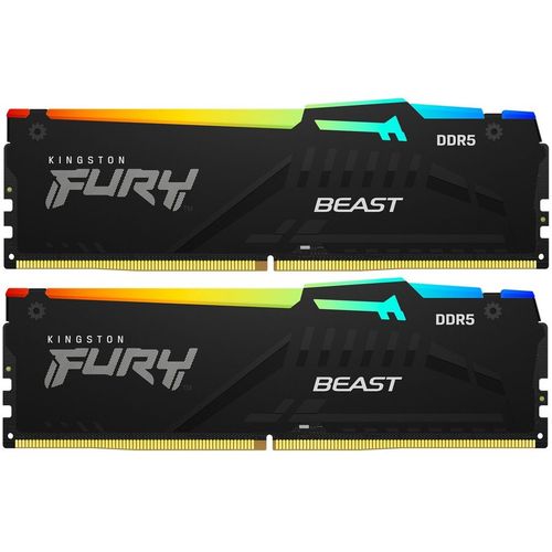 Оперативная память Kingston Fury Beast KF560C30BBEAK2-64 DDR5 - 2x 32ГБ 6000МГц, DIMM, Ret