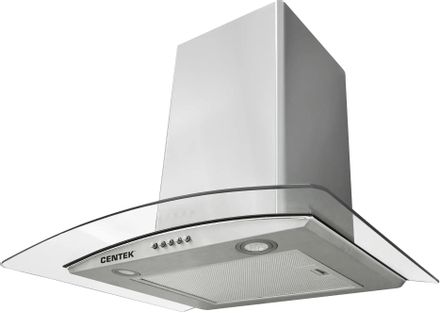 Вытяжка каминная CENTEK CT-1825-60, кнопочное управление, серебристый