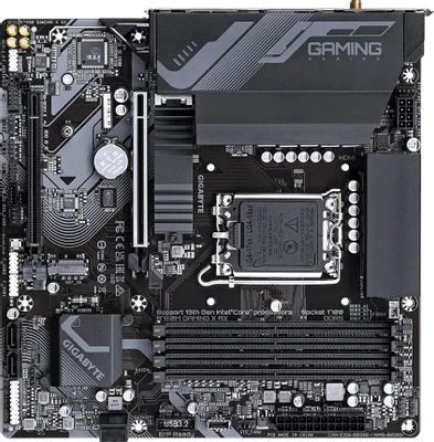Материнская плата Gigabyte B760M GAMING X AX, LGA 1700, Intel B760 ...