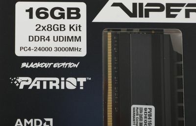 Viper Blackout Ddr4 Patriot Viper 3600 1tb Ssd Patriot Viper