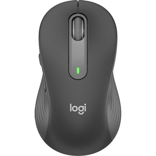Мышь беспроводная Logitech M650 Large, Bluetooth/Радио, оптическая, USB, 4000dpi, графитовый [910-006388]
