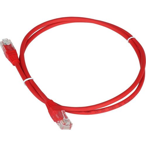 Патч-корд LanMaster вилка RJ-45, вилка RJ-45, кат.5E, ПВХ, 0.15м, красный [twt-45-45-0.15-rd]