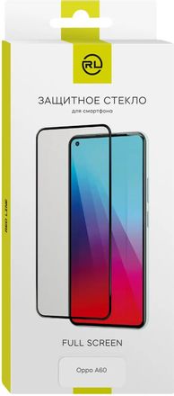 Защитное стекло для экрана Redline для Oppo A60 2.5D, 1 шт, черный [ут000040525]