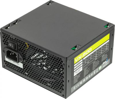 Обзор товара блок питания Aerocool VX-500, 500Вт, 120мм, черный, retail ...