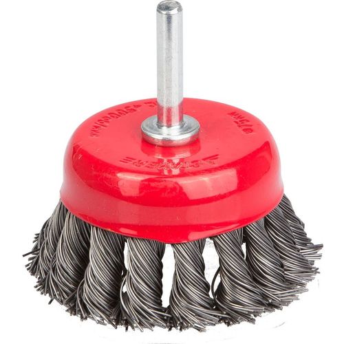 Щетка дисковая Stayer 35118-075_z01, 75мм, 6мм, по дереву, металлу