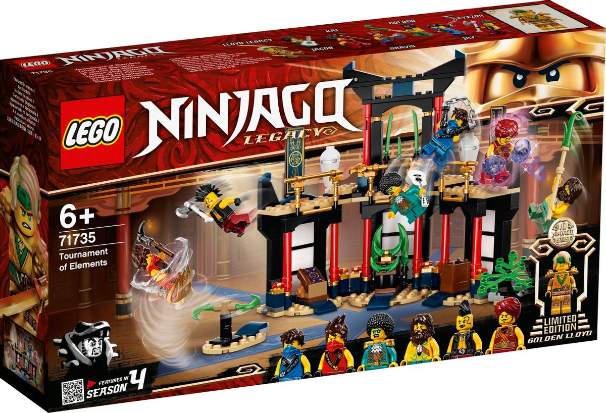 Характеристики Конструктор Lego Ninjago Турнир стихий, 71735 (1471184)  смотреть в СИТИЛИНК