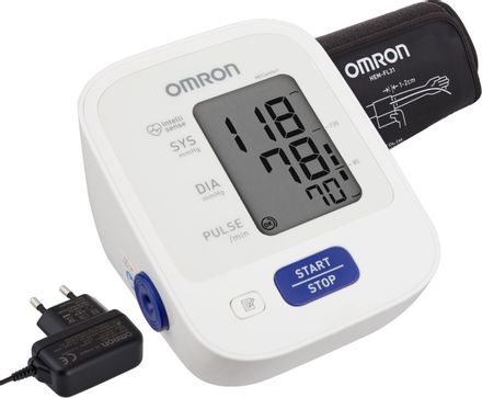 Тонометр автоматический OMRON M2 Comfort (ALRU), с адаптером питания, 22-42см