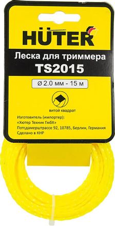 Леска для садовых триммеров Huter TS2015,  2мм, 15м [71/1/11]
