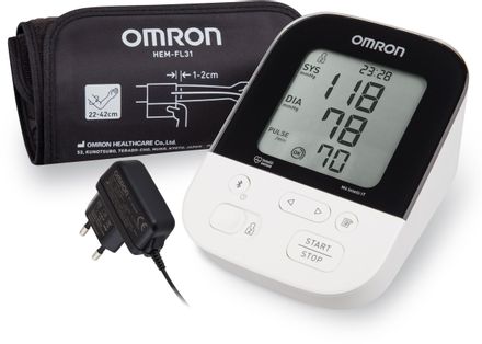 Тонометр автоматический OMRON M4 Intelli IT, с адаптером питания, 22-42см