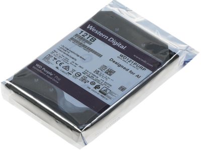Жесткий диск WD Purple Pro WD121PURP, 12ТБ, HDD, SATA III Жесткий диск WD Purple Pro WD121PURP, 12ТБ, HDD, SATA III