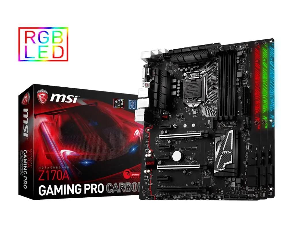 MSI Z170A GAMING PRO CARBON LGA
