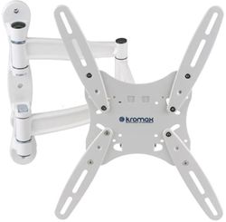 Изображение товара Кронштейн для телевизора Kromax TECHNO-5, 15-55", настенный, поворот и наклон,  белый [20113]