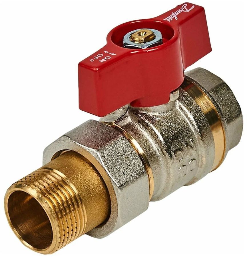 Кран шаровый DANFOSS BVR-F, запорный, проходной запорный, 3/4 ...
