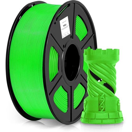 Пластик Cactus CS-3D-TPU-0.8KG-GREEN TPU/ 1.75мм/ 0.8кг/ 336м/ зеленый